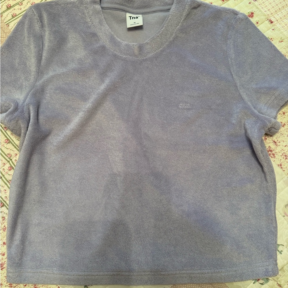 TNA Lavender Terry Cloth Tee